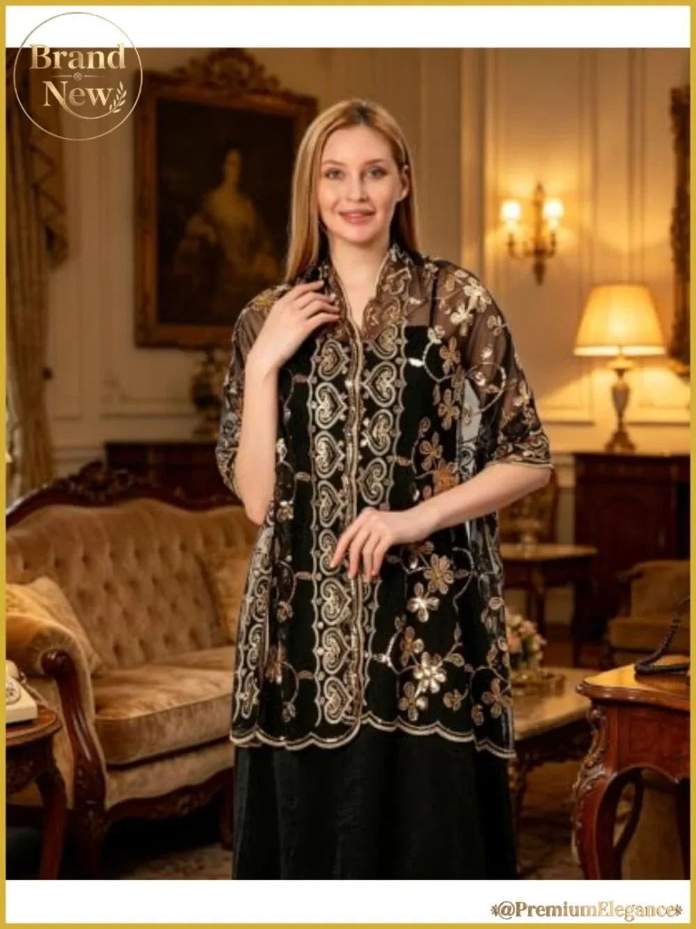 Chiffon Floral Sheer Shawl Wrap Evening Wedding Formal